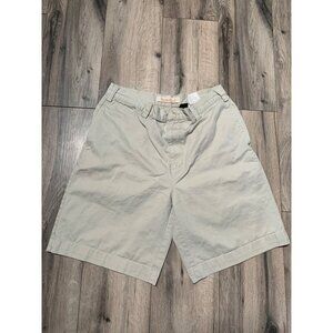 Timberland Stratham Twill Men’s 34 Khaki Colored Cotton Shorts 9 Inch Inseam